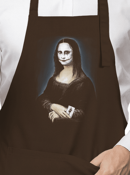 Mona Joker Lisa kötény Chocolate Sol
