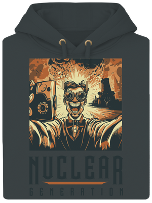Nuclear generation unisex prémium pulóver Charcoal