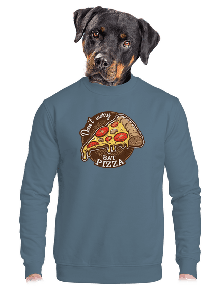 Pizza unisex crewneck Nordic Blue