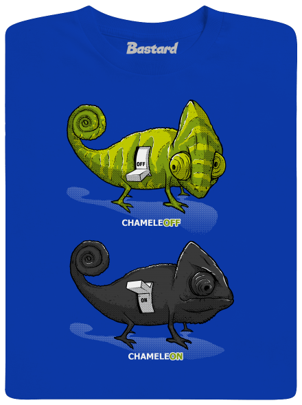 ChameleON ChameleOFF férfi hosszú ujjú póló Royal Blue