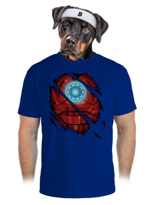 Ironman férfi sportpóló Royal Blue Mal