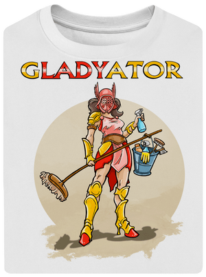 Gladyator unisex túlméretezett póló White