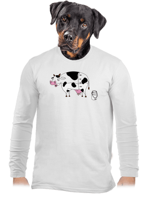 férfi hosszú ujjú póló