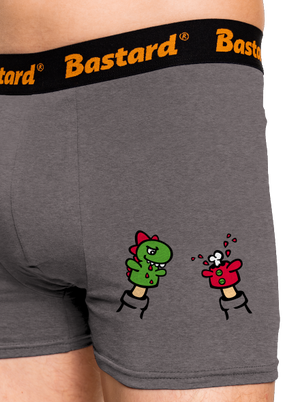 Mániákusok boxeralsó Gray Melange