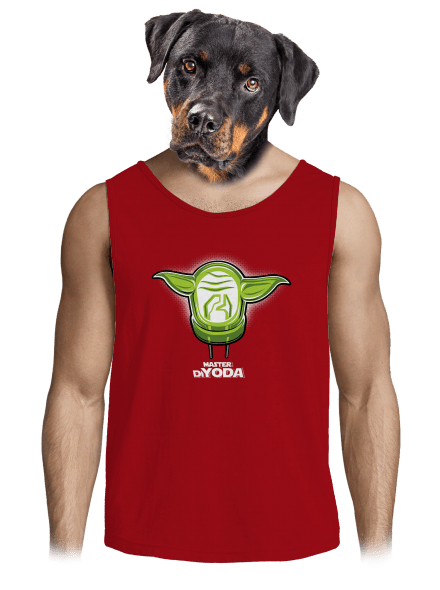 Master DiYoda férfi trikó Red