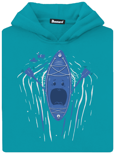 Ahhhh! gyerek kenguruzsebes pulóver Hawaiian Blue