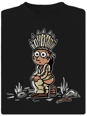 Indián gyerek sport póló Black