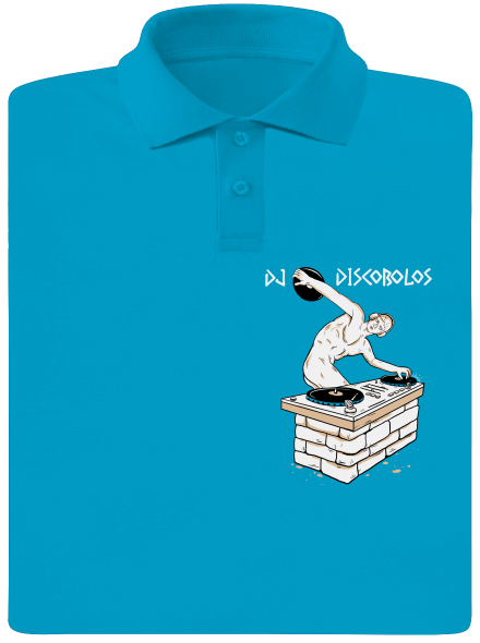 DJ Discobolos férfi pólóingek Blue Atol