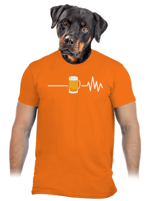 Beer help férfi póló Orange