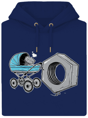 Anya csak egy van unisex prémium pulóver Navy