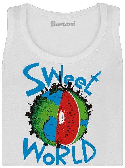 Sweet world klasszikus női trikó White