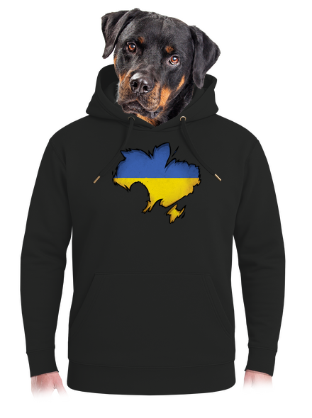  unisex prémium pulóver Dark Black