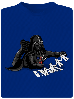 Trooper klónozás férfi sportpóló Royal Blue Mal