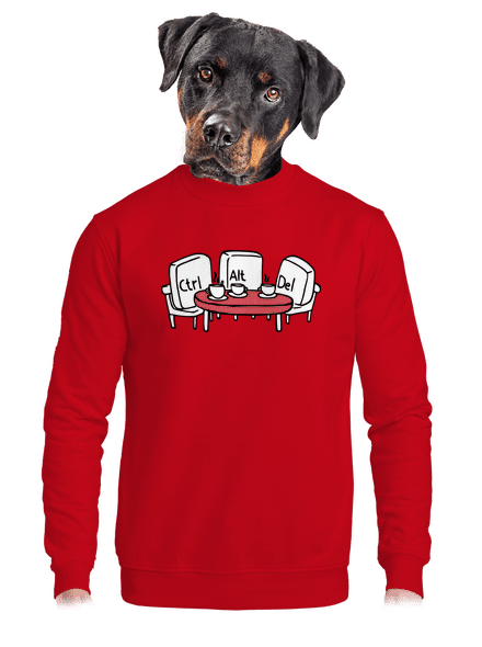 Elválaszthatatlan haverok unisex crewneck Red