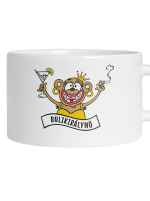 Bulikirálynő macaron bögre White