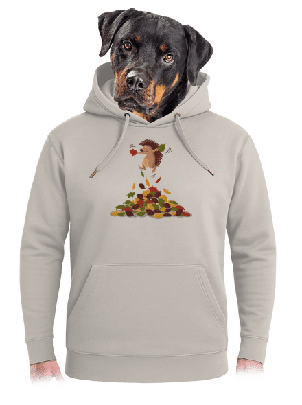 A levelek öröme unisex prémium pulóver Pastel Macchiato