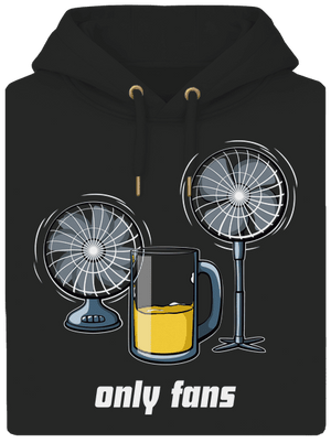 Only fans unisex prémium pulóver Dark Black