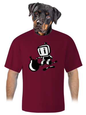 Bomberman unisex túlméretezett póló Garner