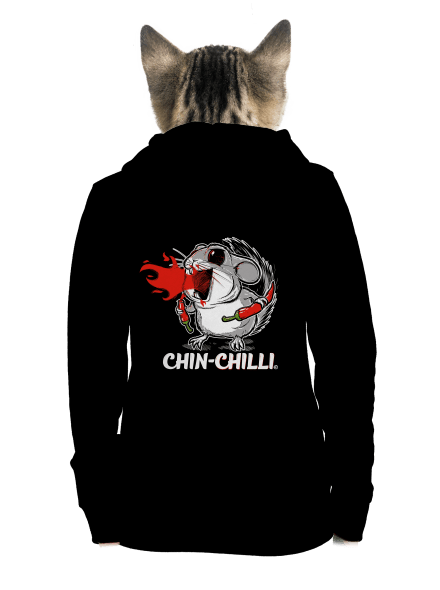 Chinchilli cipzáras női pulóver Black