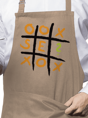 Piškvorky kötény Rope