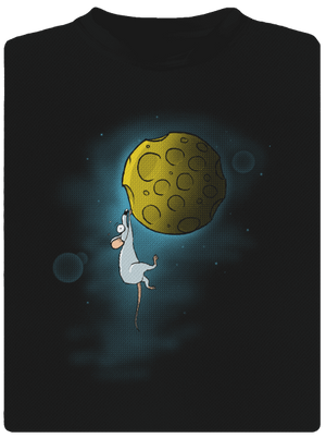 Moon cheese gyerek sport póló Black
