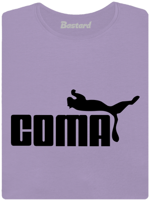 Coma női póló elasztikus alsó szegéllyel Lavender