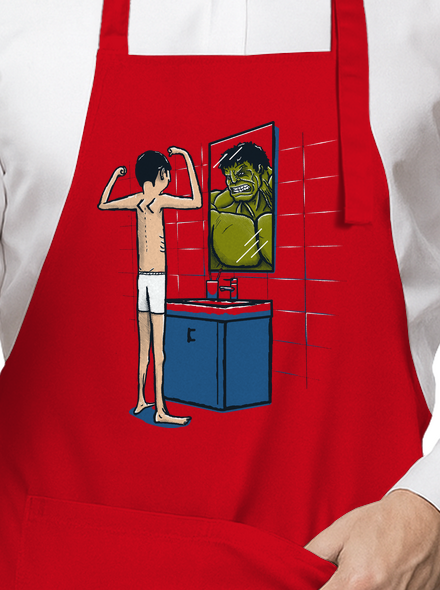 Hulk kötény Red