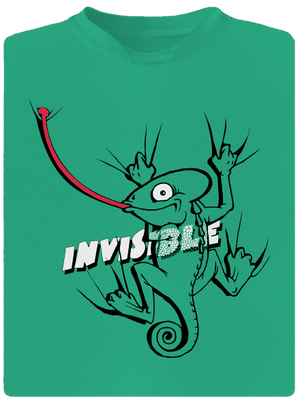 Invisible chameleon férfi sportpóló Mint Mal