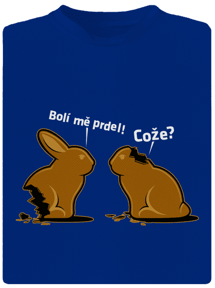 Fáj a seggem! férfi sportpóló Royal Blue Mal