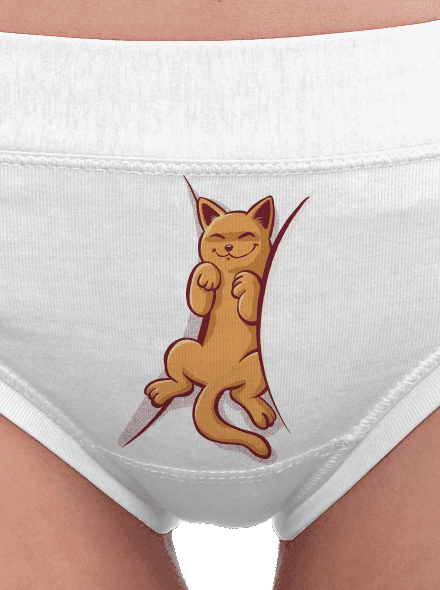 Alvó cica női bugyik White