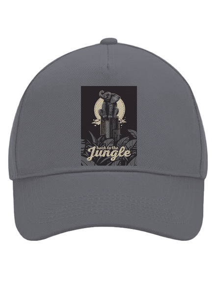 Back to the jungle baseballsapka Graphite grey