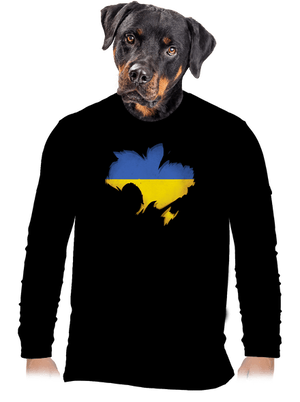  férfi hosszú ujjú póló Black