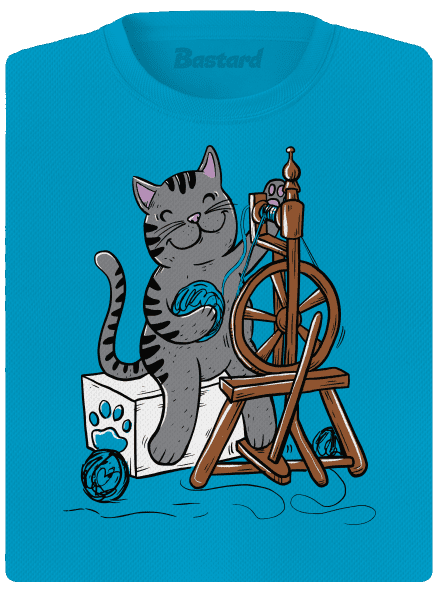 Dorombol a macska női sportpóló Blue Atol