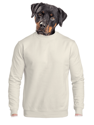 Nyomtatás nélkül unisex crewneck Off White