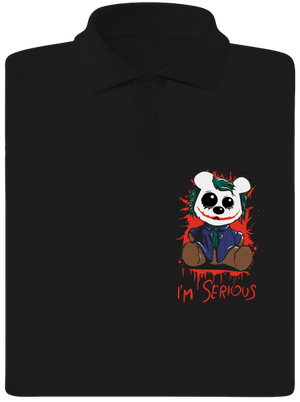 Serious férfi pólóingek Black