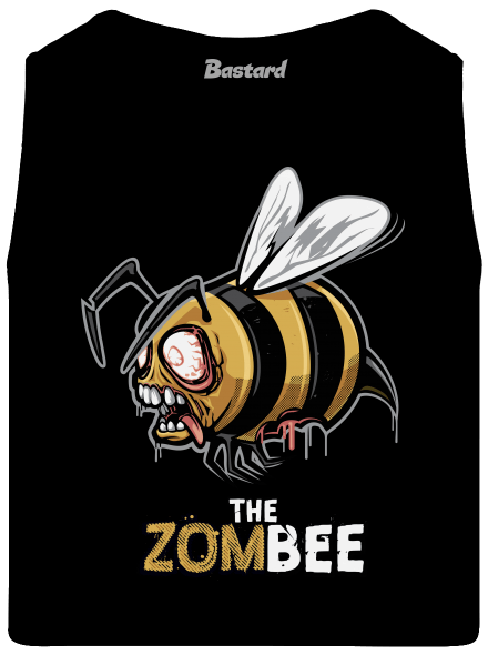 ZomBee - sárga férfi trikó Black