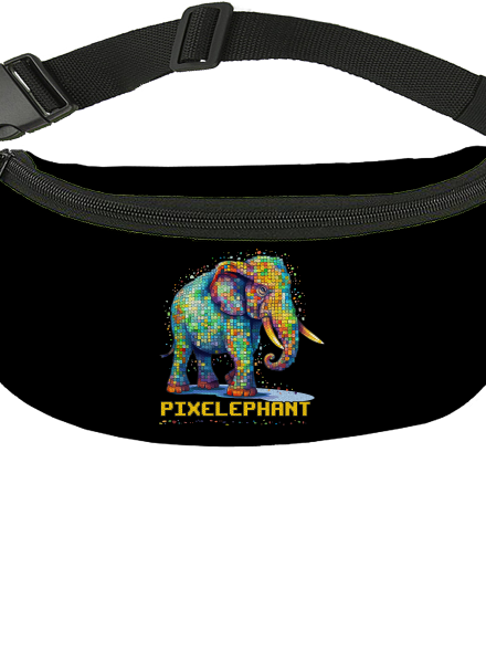 Pixelephant övtáska Black