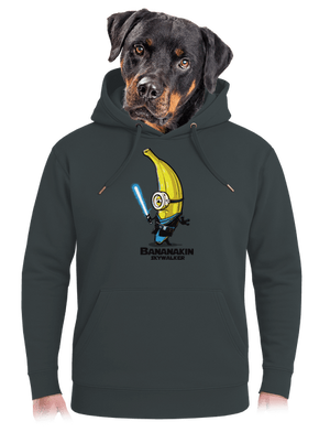 Bananakin Skywalker unisex prémium pulóver Charcoal