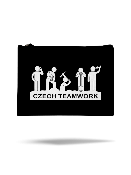 Czech Teamwork kis táska Black