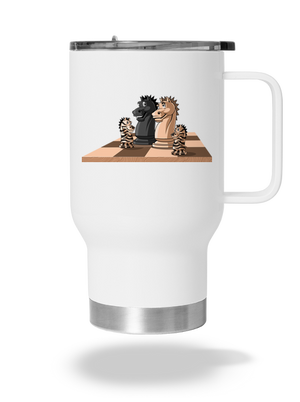 Sakkcsalád termosz bögre White