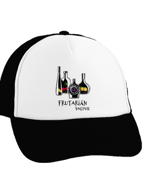Frutarián teherautós sapka Black cap