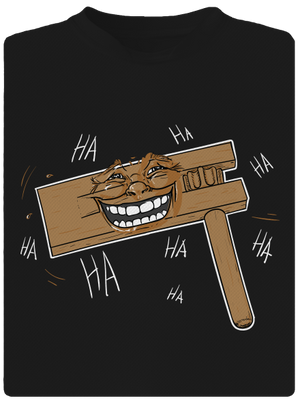 Racsnis férfi sportpóló Black