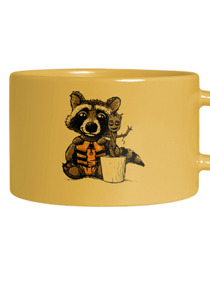 A galaxis őrzői macaron bögre Yellow Macaron