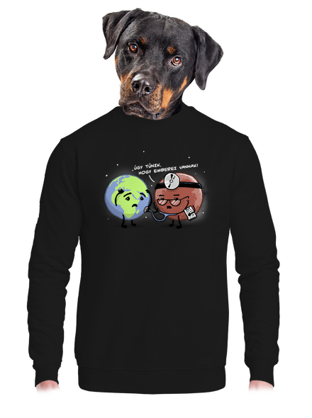 Diagnózis unisex crewneck Black