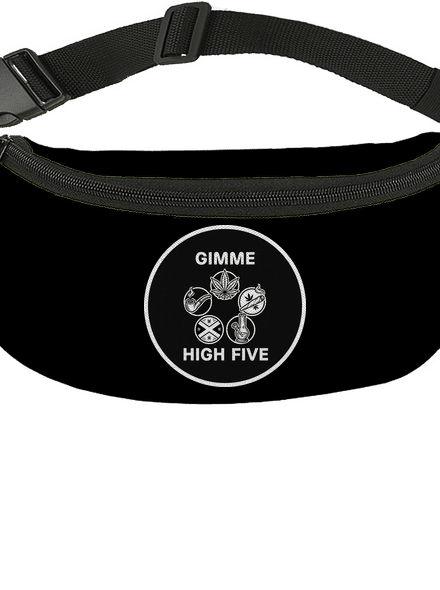 Gimme high five övtáska Black