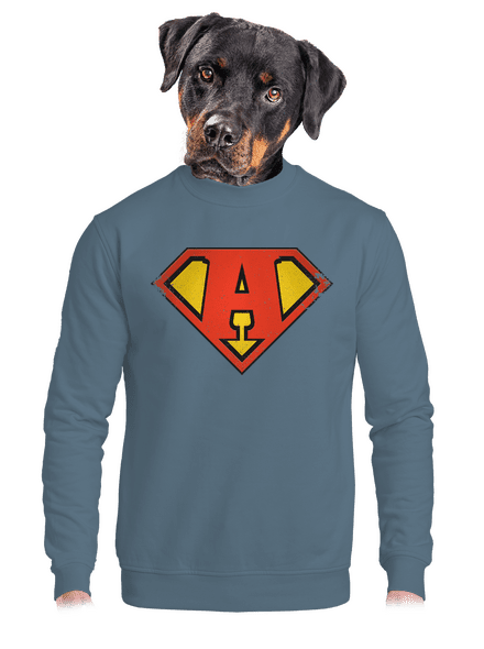 Szuperhős vagyok unisex crewneck Nordic Blue