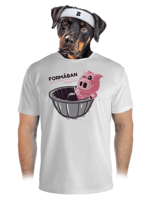 Formában férfi sportpóló White