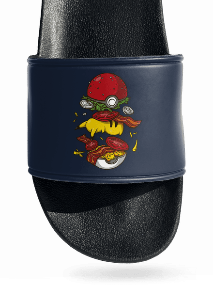 Pokémon burger papucs Navy
