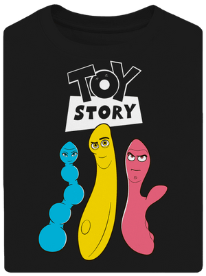 Játékháború unisex túlméretezett póló Black