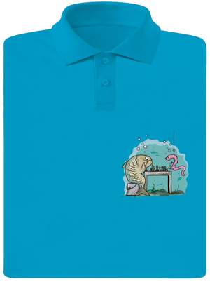 A halat nem lehet kifogni férfi pólóingek Blue Atol